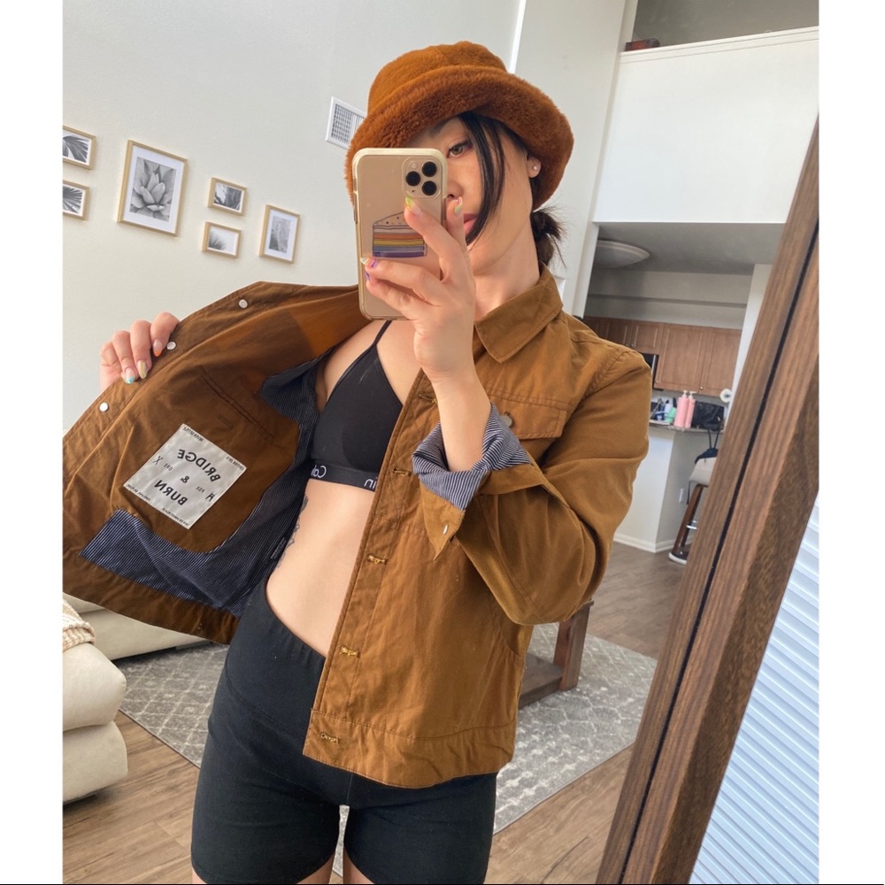 Bridge & Burn Waxed Canvas Trucker Jacket
